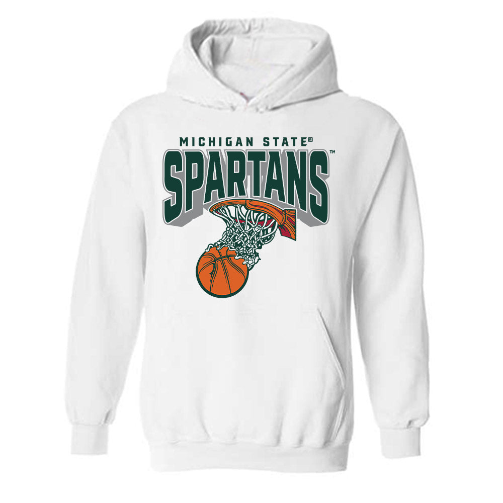 Michigan State - NCAA Men's Basketball : Szymon Zapala - Sports Shersey Hooded Sweatshirt