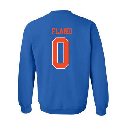 Florida - NCAA Men's Basketball : Johnuel Fland - Generic Shersey Crewneck Sweatshirt-1