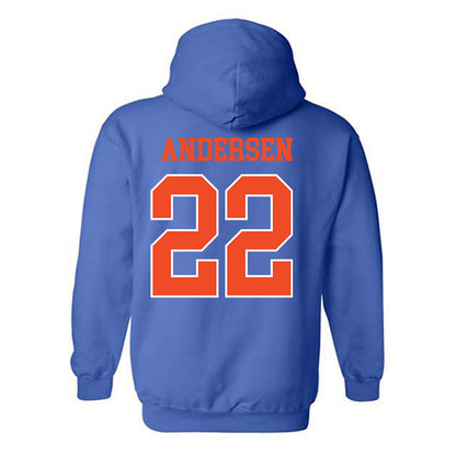 Florida - NCAA Men's Basketball : Bennett Andersen - Generic Shersey Hooded Sweatshirt