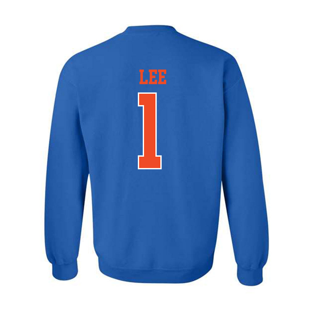 Florida - NCAA Men's Basketball : Xaivian Lee - Generic Shersey Crewneck Sweatshirt-1