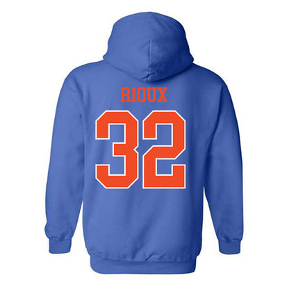 Florida - NCAA Men's Basketball : Olivier Rioux - Generic Shersey Hooded Sweatshirt