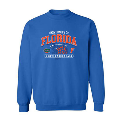 Florida - NCAA Men's Basketball : Johnuel Fland - Generic Shersey Crewneck Sweatshirt-0