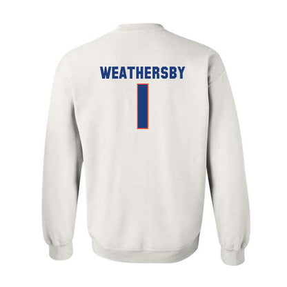 Florida - NCAA Women's Basketball : Jade Weathersby - Generic Shersey Crewneck Sweatshirt-1