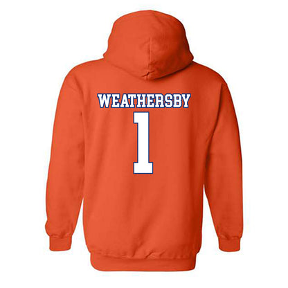 Florida - NCAA Women's Basketball : Jade Weathersby - Sports Shersey Hooded Sweatshirt-1
