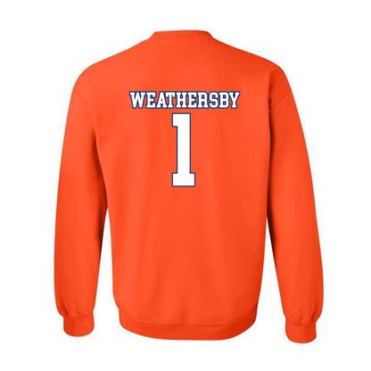 Florida - NCAA Women's Basketball : Jade Weathersby - Sports Shersey Crewneck Sweatshirt-1