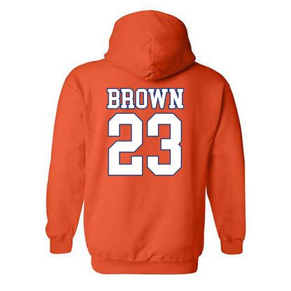 Florida - NCAA Men's Basketball : AJ Brown - Sports Shersey Hooded Sweatshirt-1