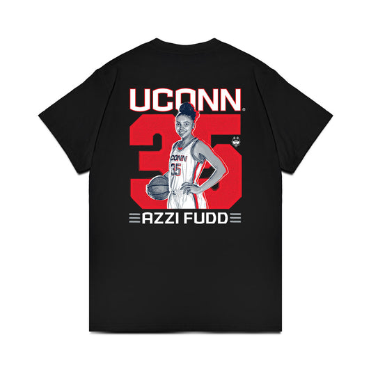 UConn - NCAA Women's Basketball : Azzi Fudd - Premium T-Shirt-1