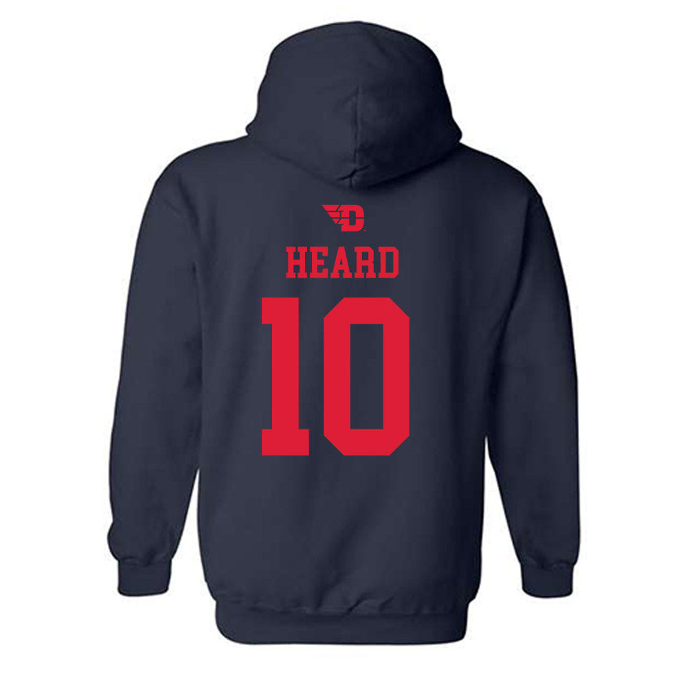 Dayton - NCAA Men's Basketball : Bryce Heard - Sports Shersey Hooded Sweatshirt-1