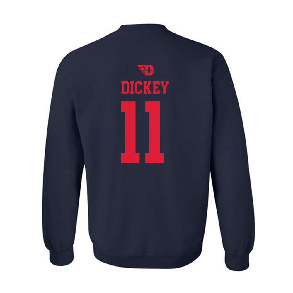 Dayton - NCAA Men's Basketball : Evan Dickey - Sports Shersey Crewneck Sweatshirt-1