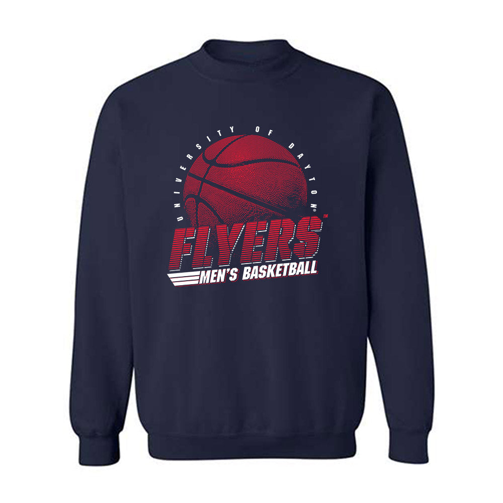 Dayton - NCAA Men's Basketball : De'Shayne Montgomery - Sports Shersey Crewneck Sweatshirt-0