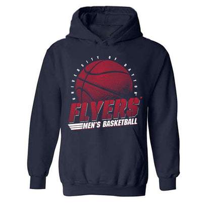 Dayton - NCAA Men's Basketball : De'Shayne Montgomery - Sports Shersey Hooded Sweatshirt-0