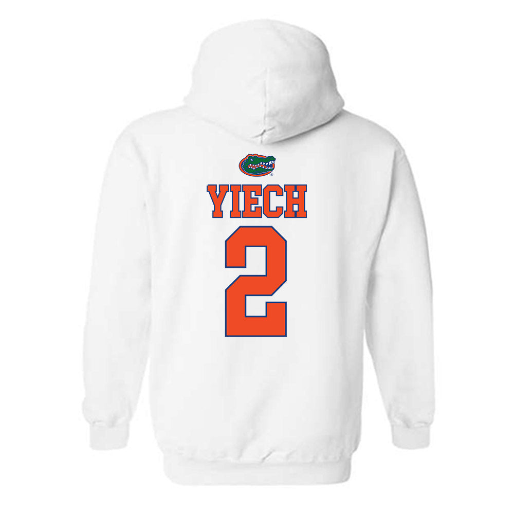 Florida - NCAA Women's Basketball : Nyadieng Yiech - Sports Shersey Hooded Sweatshirt-1