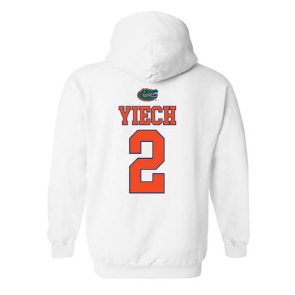 Florida - NCAA Women's Basketball : Nyadieng Yiech - Sports Shersey Hooded Sweatshirt-1