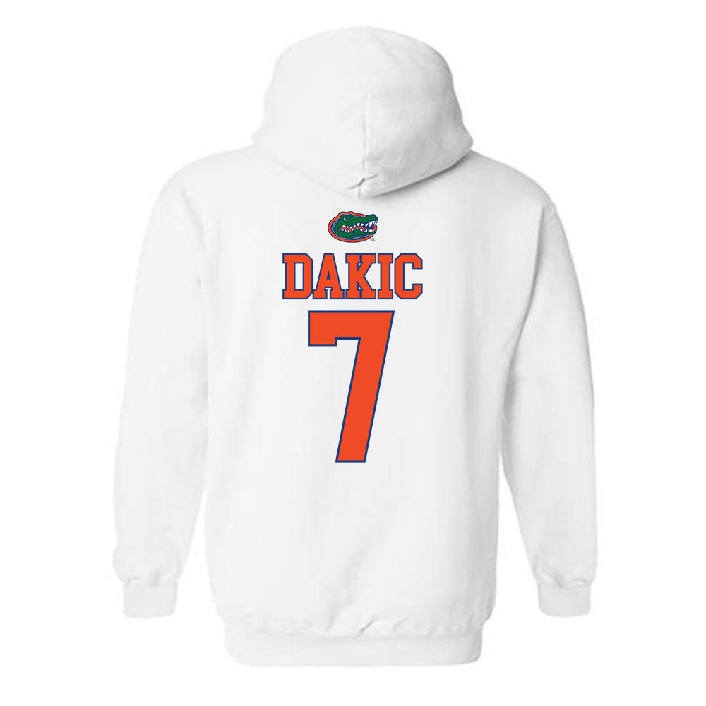 Florida - NCAA Women's Basketball : Emilija Dakic - Sports Shersey Hooded Sweatshirt-1