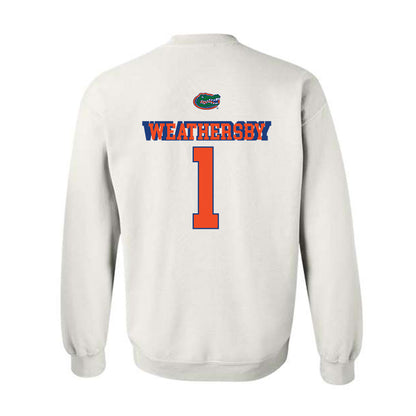Florida - NCAA Women's Basketball : Jade Weathersby - Sports Shersey Crewneck Sweatshirt-1