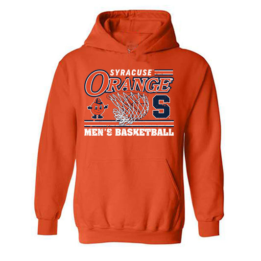 Syracuse - NCAA Men's Basketball : Naithan George - Sports Shersey Hooded Sweatshirt-0