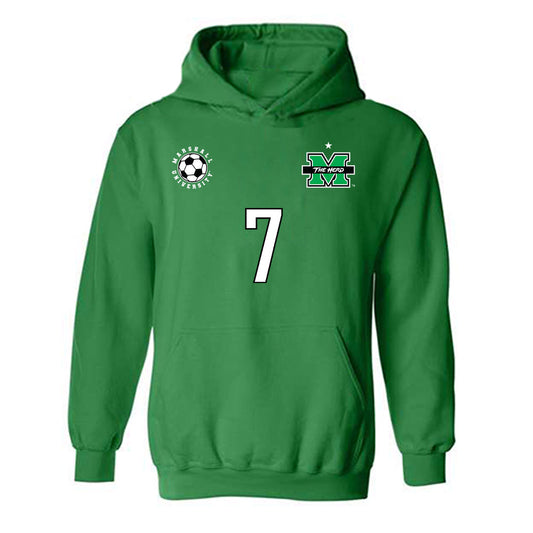 Marshall - NCAA Men's Soccer : Mouhamed Diop - Sports Shersey Hooded Sweatshirt-0