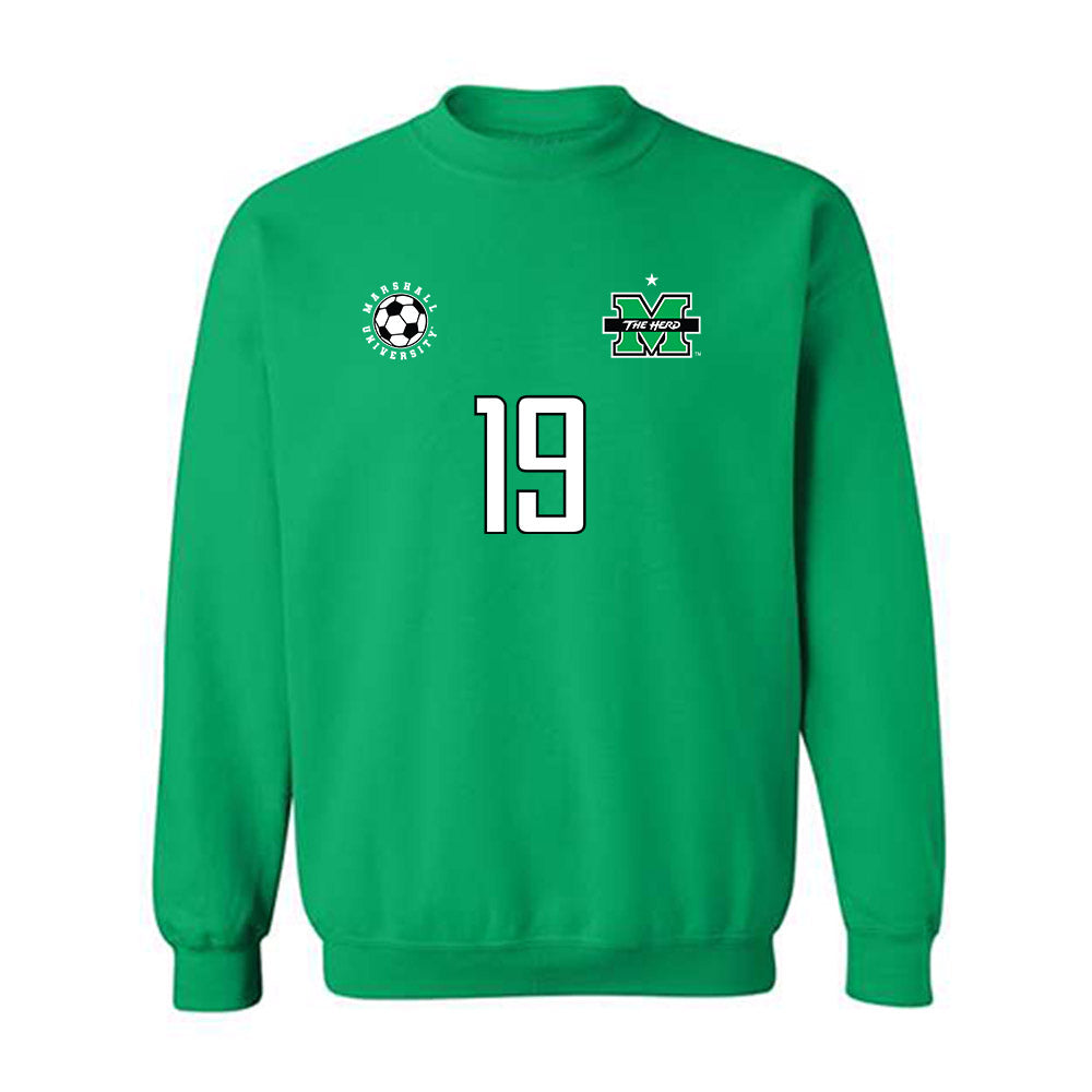 Marshall - NCAA Men's Soccer : Yasha Schaerer - Sports Shersey Crewneck Sweatshirt-0