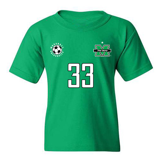Marshall - NCAA Men's Soccer : Aleksa Janjic - Sports Shersey Youth T-Shirt-0