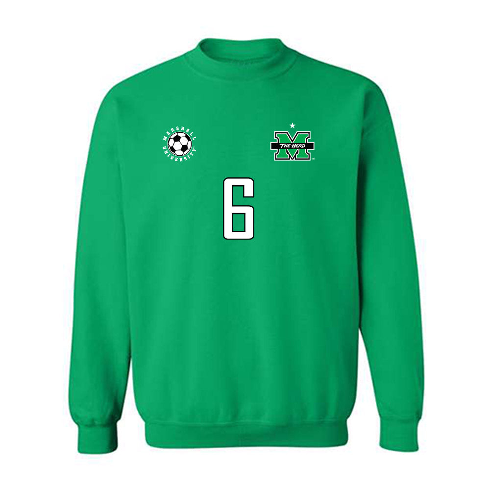 Marshall - NCAA Men's Soccer : Nikita Pakhomov - Sports Shersey Crewneck Sweatshirt-0