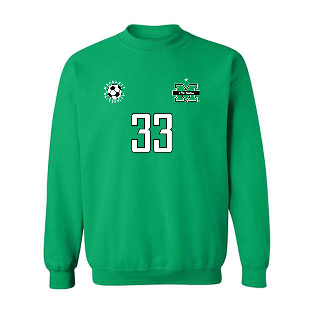 Marshall - NCAA Men's Soccer : Aleksa Janjic - Sports Shersey Crewneck Sweatshirt-0