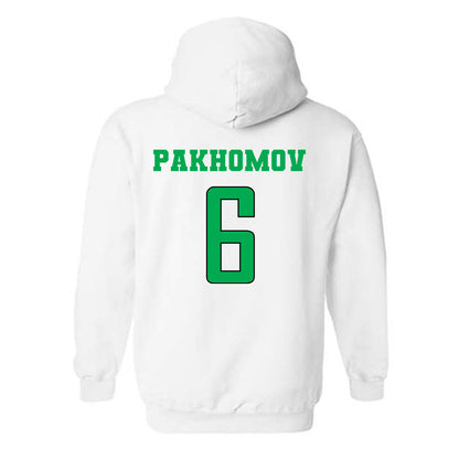 Marshall - NCAA Men's Soccer : Nikita Pakhomov - Sports Shersey Hooded Sweatshirt-1
