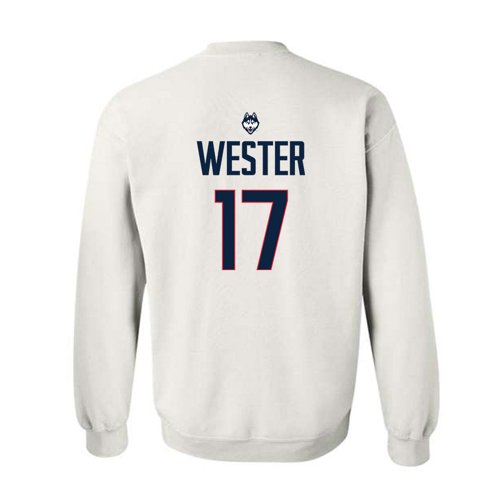 UConn - NCAA Men's Soccer : Edward Wester - Crewneck Sweatshirt-1