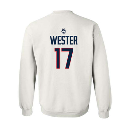 UConn - NCAA Men's Soccer : Edward Wester - Crewneck Sweatshirt-1