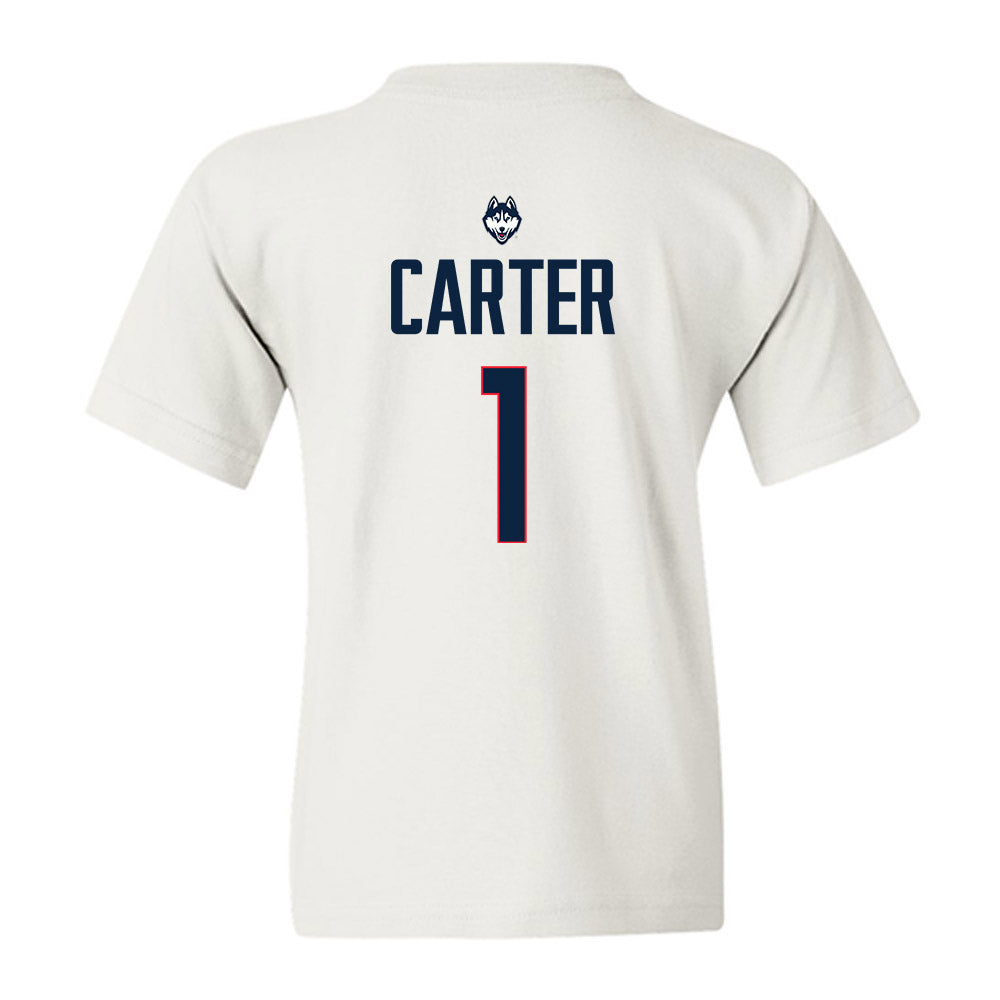 UConn - NCAA Men's Soccer : Adam Carter - Youth T-Shirt-1