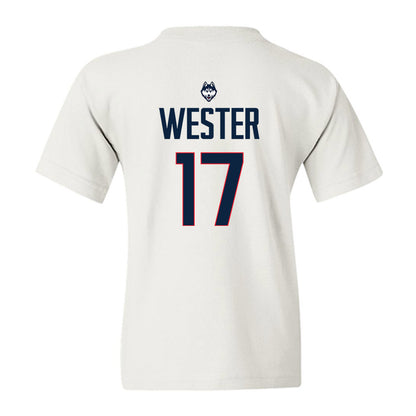 UConn - NCAA Men's Soccer : Edward Wester - Youth T-Shirt-1