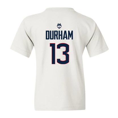 UConn - NCAA Men's Soccer : Kyle Durham - Youth T-Shirt