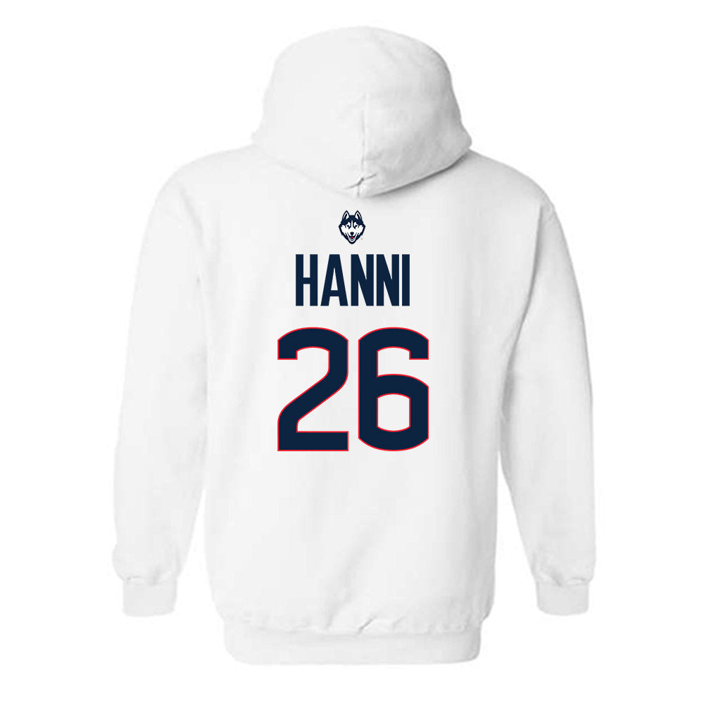 UConn - NCAA Men's Soccer : Sabri Hanni - Hooded Sweatshirt Sports Shersey