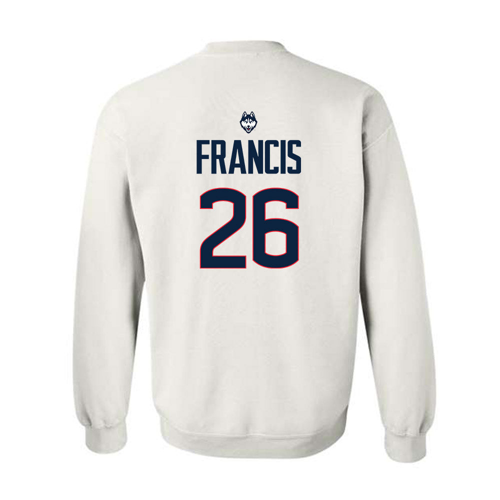 UConn - NCAA Men's Soccer : Sebastian Francis - Crewneck Sweatshirt-1