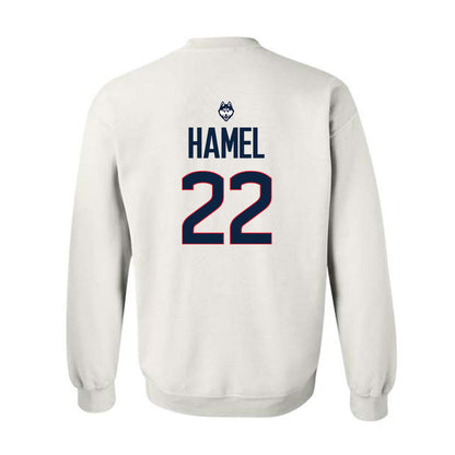 UConn - NCAA Men's Soccer : Johan Hamel - Crewneck Sweatshirt-1