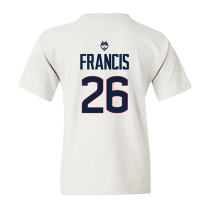 UConn - NCAA Men's Soccer : Sebastian Francis - Youth T-Shirt-1
