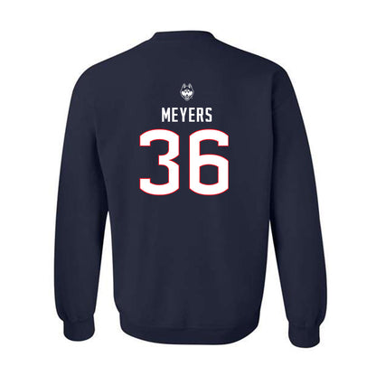 UConn - NCAA Baseball : Paxton Meyers - Sports Shersey Crewneck Sweatshirt-1