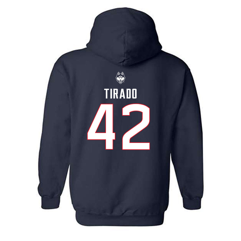 UConn - NCAA Baseball : Gabriel Tirado - Sports Shersey Hooded Sweatshirt