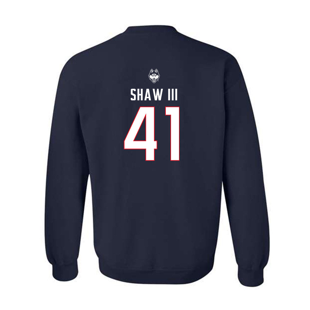 UConn - NCAA Baseball : Gregory Shaw III - Sports Shersey Crewneck Sweatshirt