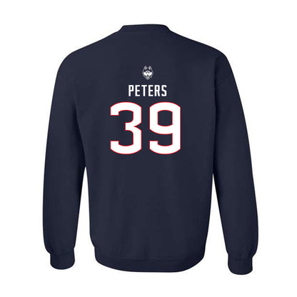 UConn - NCAA Baseball : Kyle Peters - Sports Shersey Crewneck Sweatshirt