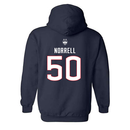 UConn - NCAA Baseball : Owen Norrell - Sports Shersey Hooded Sweatshirt