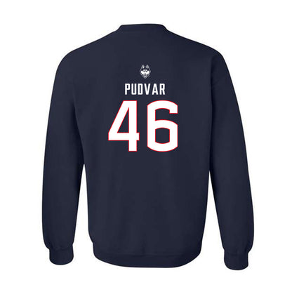 UConn - NCAA Baseball : Oliver Pudvar - Sports Shersey Crewneck Sweatshirt