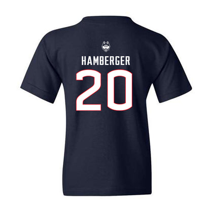 UConn - NCAA Baseball : Evan Hamberger - Sports Shersey Youth T-Shirt