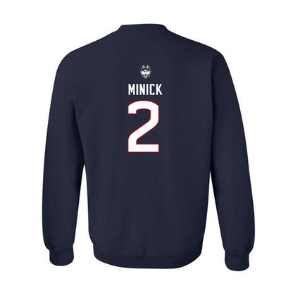 UConn - NCAA Baseball : Tyler Minick - Sports Shersey Crewneck Sweatshirt-1