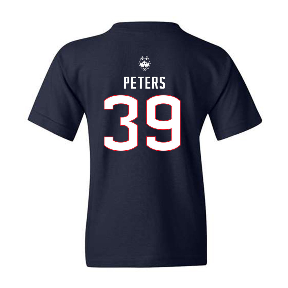 UConn - NCAA Baseball : Kyle Peters - Sports Shersey Youth T-Shirt