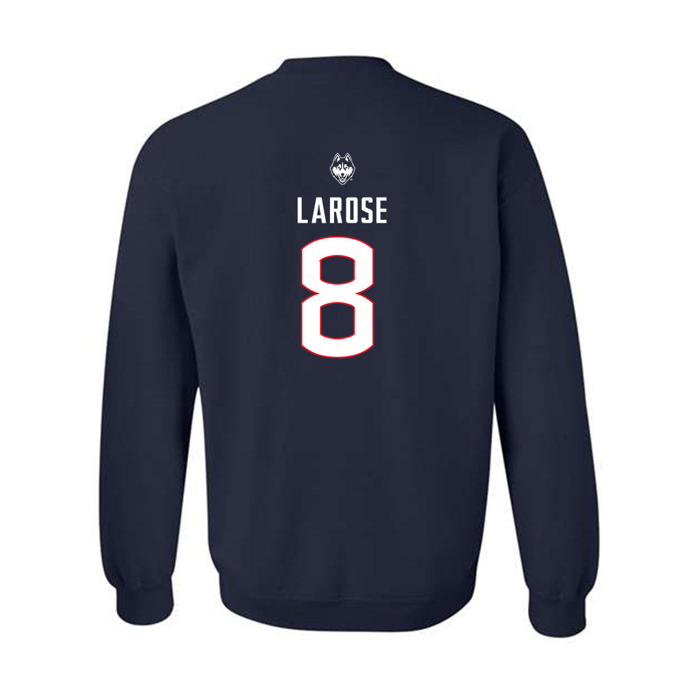 UConn - NCAA Baseball : Jack Larose - Sports Shersey Crewneck Sweatshirt