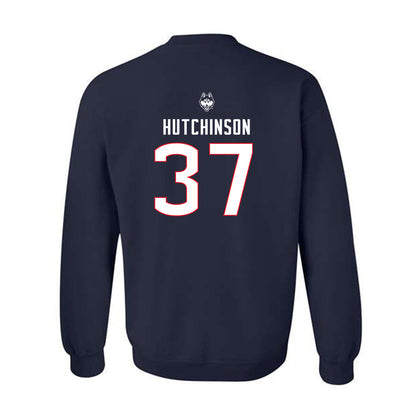 UConn - NCAA Baseball : Sam Hutchinson - Sports Shersey Crewneck Sweatshirt