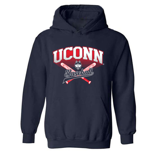 UConn - NCAA Baseball : Carter Groen - Sports Shersey Hooded Sweatshirt-0