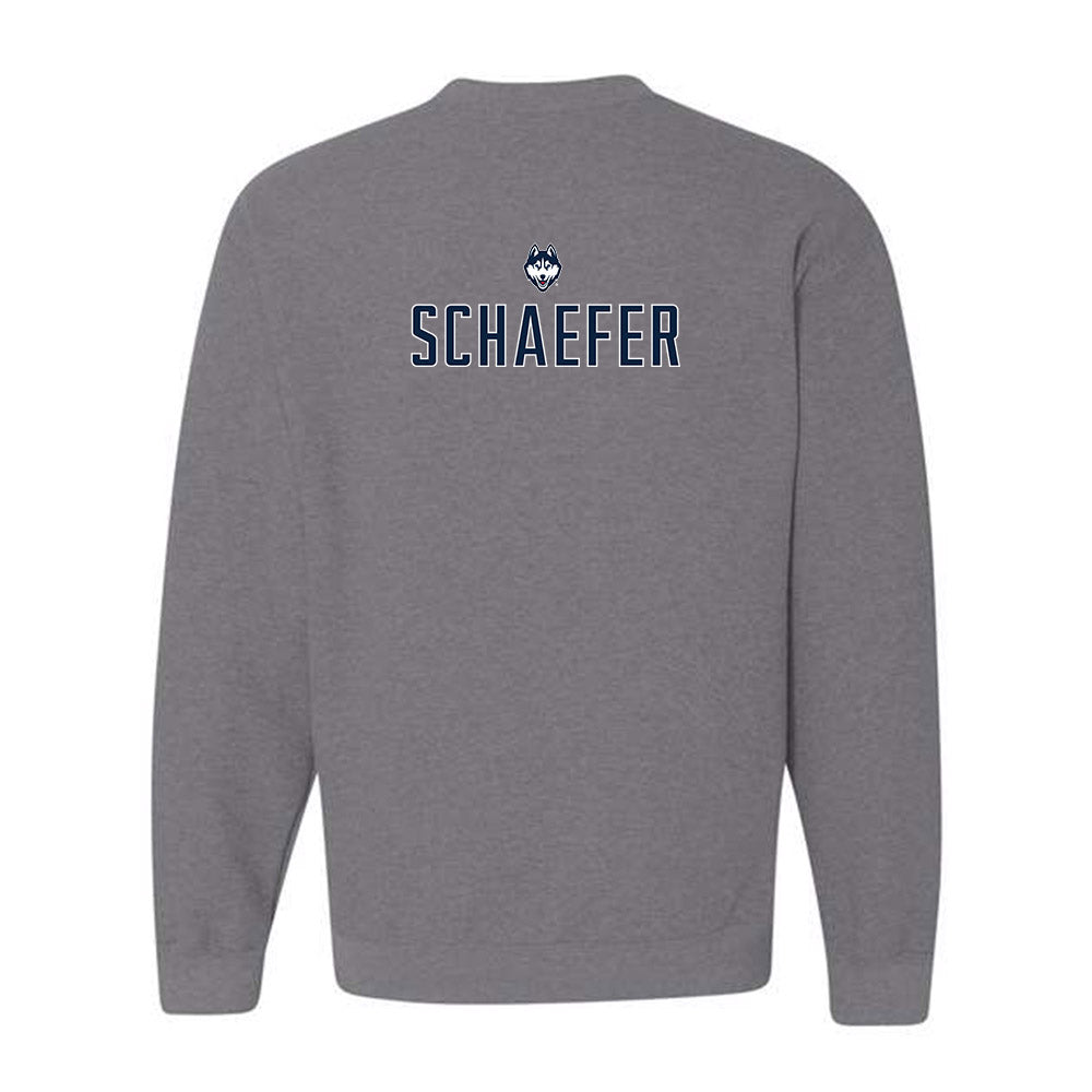 UConn - NCAA Women's Swimming & Diving : Amelia Schaefer - Sports Shersey Crewneck Sweatshirt