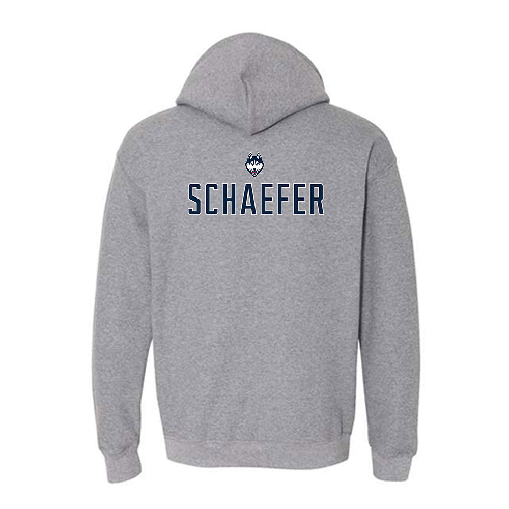 UConn - NCAA Women's Swimming & Diving : Amelia Schaefer - Sports Shersey Hooded Sweatshirt