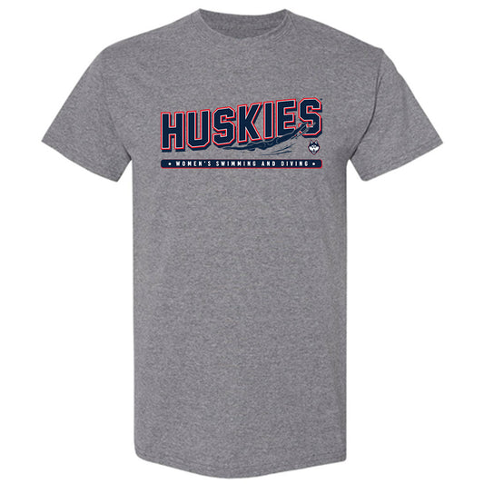 UConn - NCAA Women's Swimming & Diving : Camille Gendron - Sports Shersey T-Shirt-0